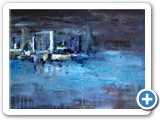 Agua nocturna - Mixta - 73x116 -250 €