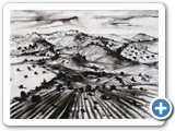 Paisaje. Santos Viana. Aguada 35x49 - 75,00 € con marco