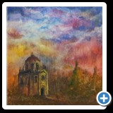 PANTEÓN - 72X72 CMS. - acrílico en tabla - 170,00 €